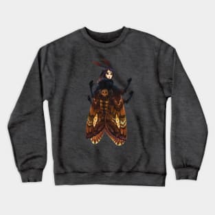 Death Head Moth Lady Crewneck Sweatshirt